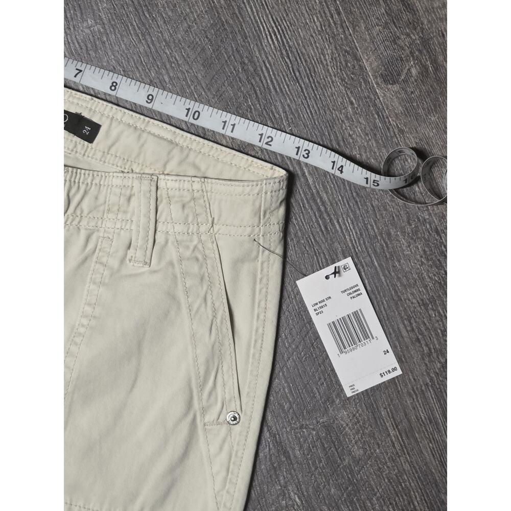 NWT Buffalo David Bitton Low Rise Straight Cargo Pants Turtledove Size 24 $119 - Picture 4 of 6